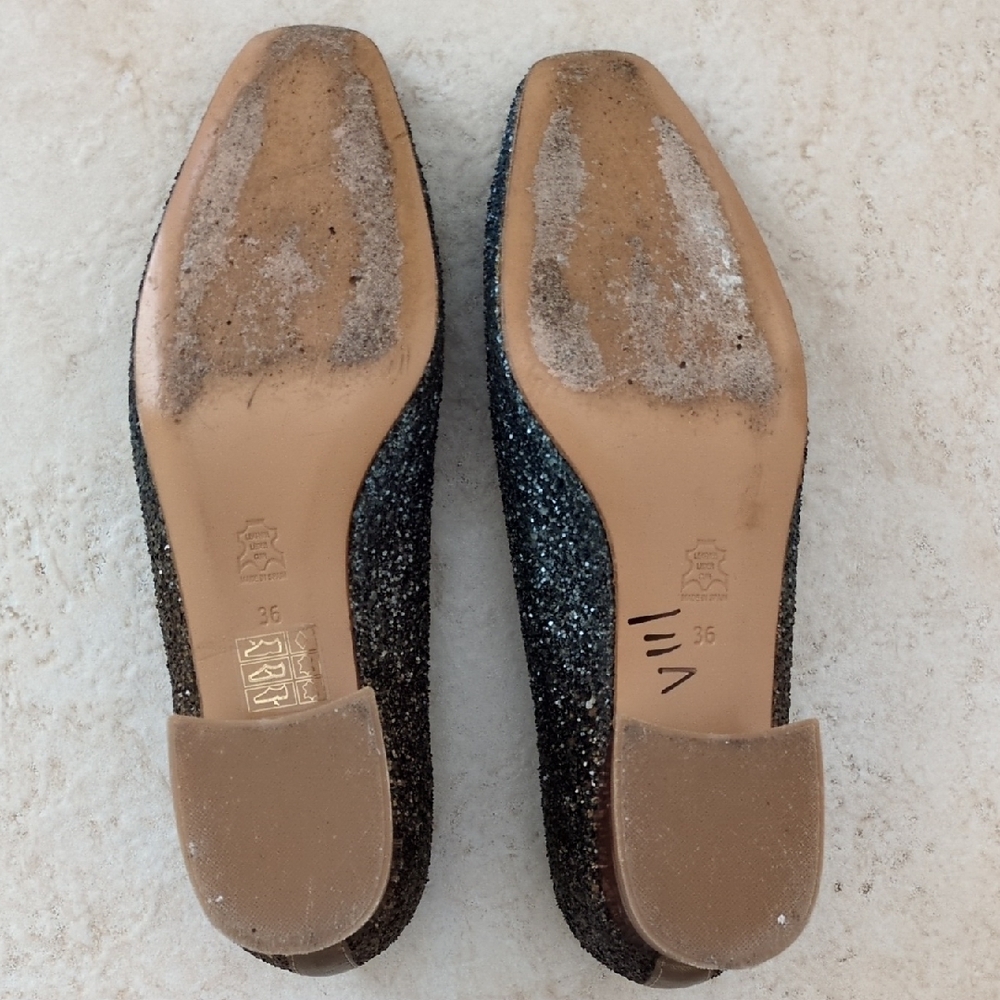 Miista London Glitter Block Heel Shoes - - Picture 4 of 7